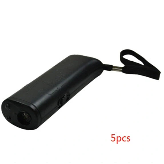 3-in-1 Anti Barking Dog Training Device with ultrasonic repeller and LED flashlight features