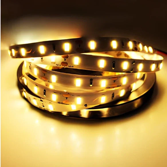 5 metre flexible LED strip lighting with 60 LEDs per metre and waterproof coating