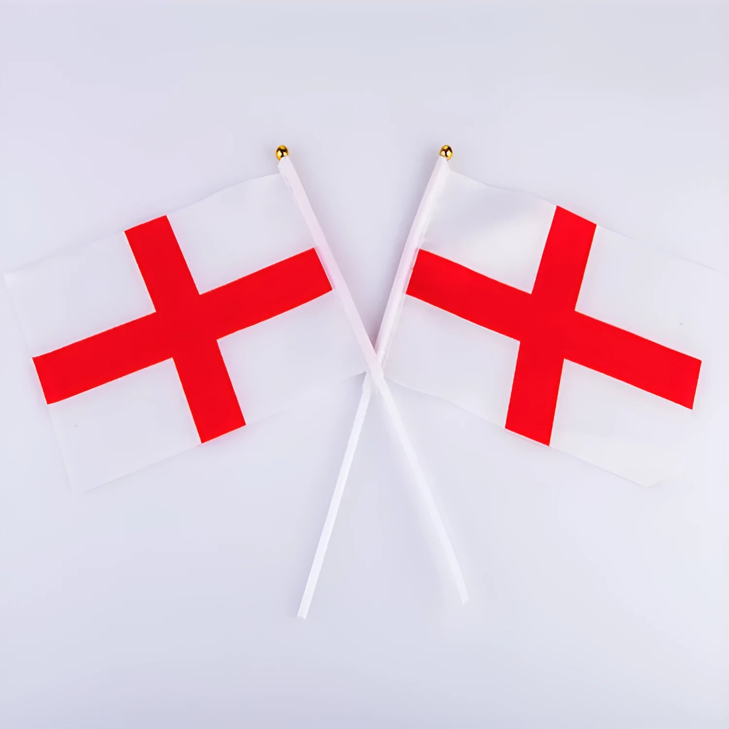 Polish national hand signal flag on a hand-cranked pole, size 14 by 21 centimetres.