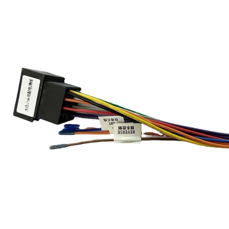 Volkswagen small head low power cord wiring harness with 16-pin connector and 200mm pure copper cable