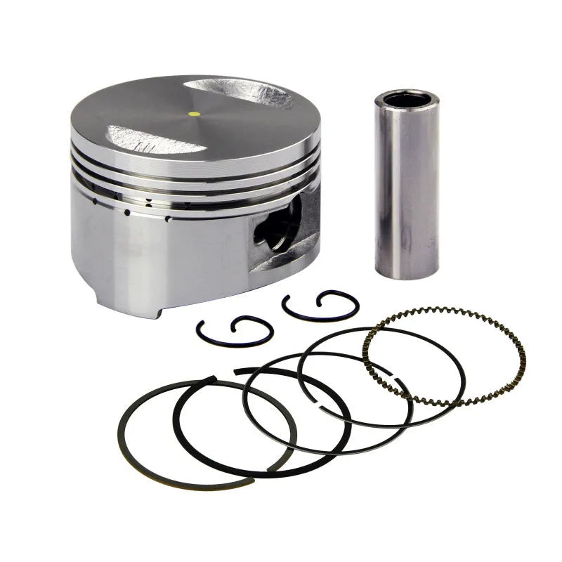 GY6 125cc Engine Piston Replacement Kit for 150cc Scooters - Complete Piston Set for GY6 Engine Maintenance and Repair - Includes Piston Rings and Components