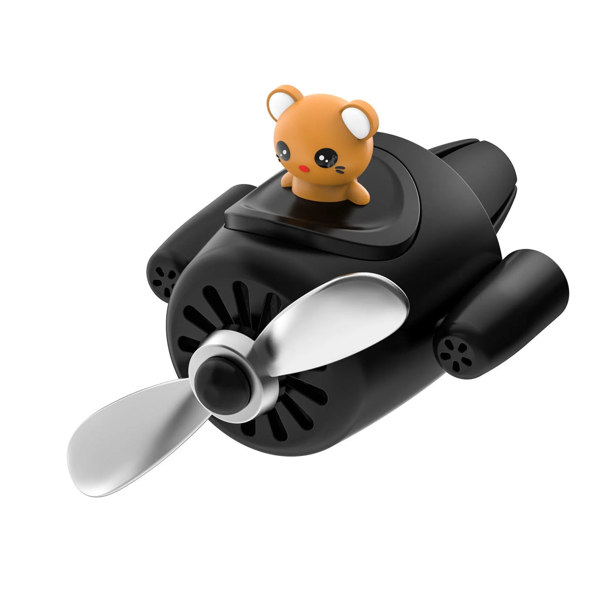 Cartoon airplane-shaped plastic car vent aromatherapy diffuser with fragrant slices for R3 vents