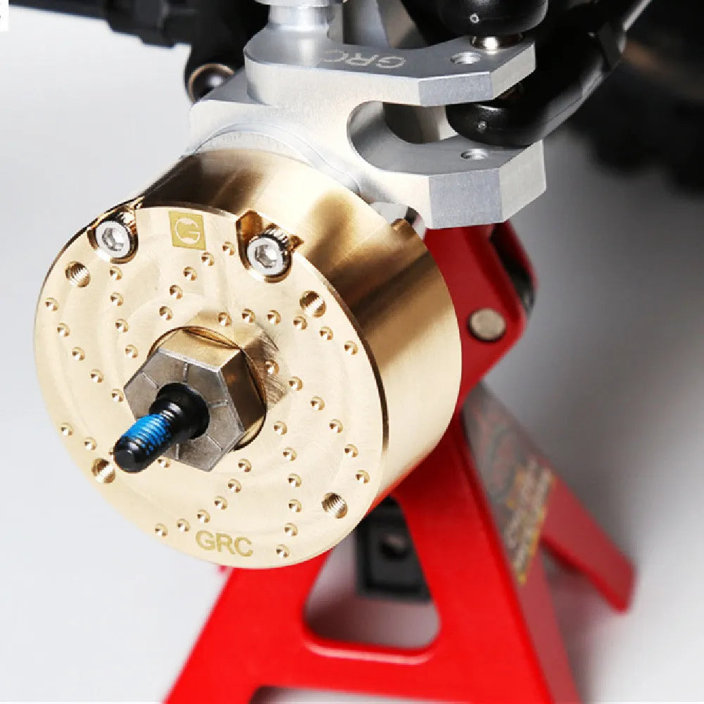 Brass gearbox cover replacement part for metal toy side axle door assembly