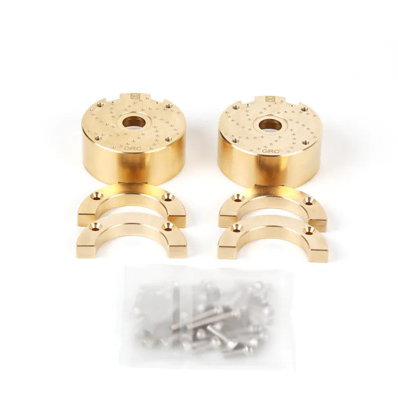 Brass gearbox cover replacement part for metal toy side axle door assembly