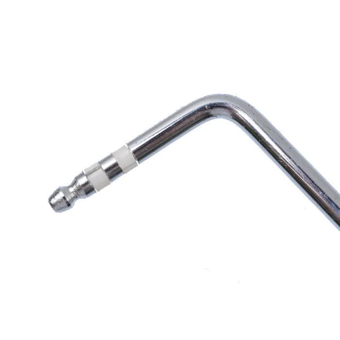 A metal guitar tremolo bar replacement part shown in black, blue, gold, and silver finishes.