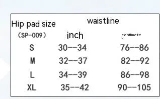 Black cycling hip protection pants shown laid flat, designed for impact safety during sports.