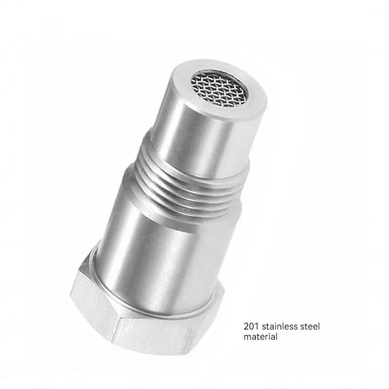 304 stainless steel oxygen sensor connector adapter with three-way catalyst design