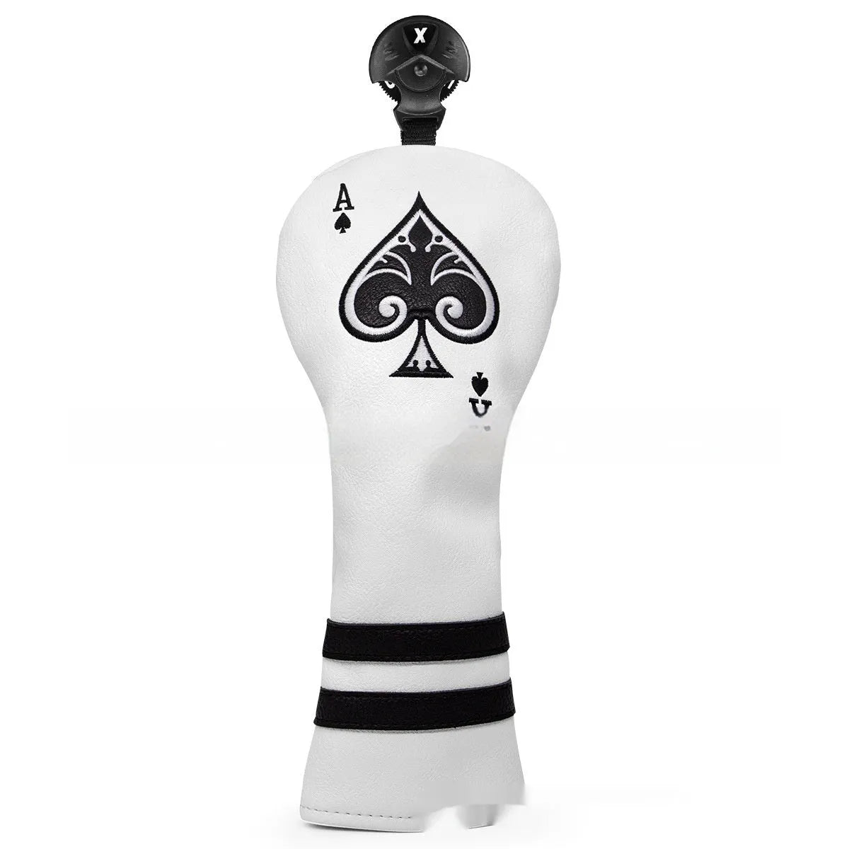 PU golf putter sleeve protection cover accessory shown in available colour options