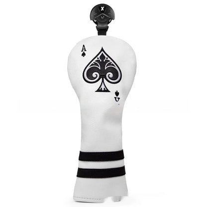 PU golf putter sleeve protection cover accessory shown in available colour options