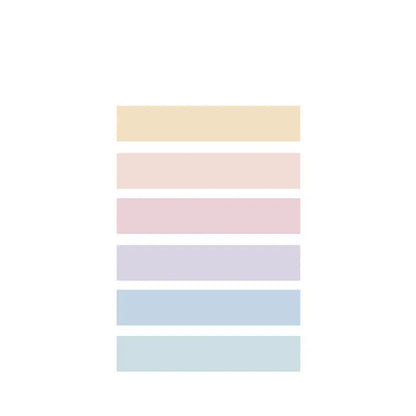 Morandi Japanese paper tape set of 6 rolls, 9mm x 3m, in ten muted colour options