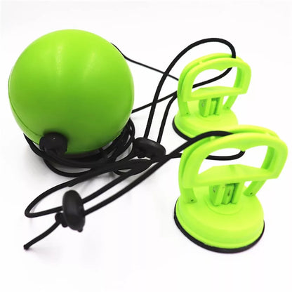Green PU Suction Cup Suspended Boxing Speed Ball for training