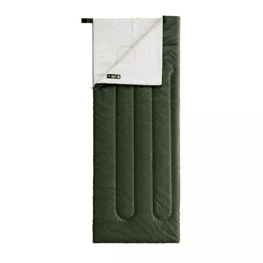 Camping Thin Portable Envelope Cotton Sleeping Bag in navy blue and army green