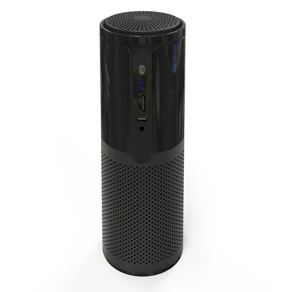 Compact car air purifier with HEPA technology in various colours