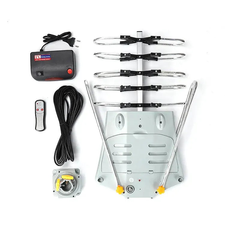 GR-1002 rotatable outdoor digital television antenna with high gain for 470-862 MHz frequency reception