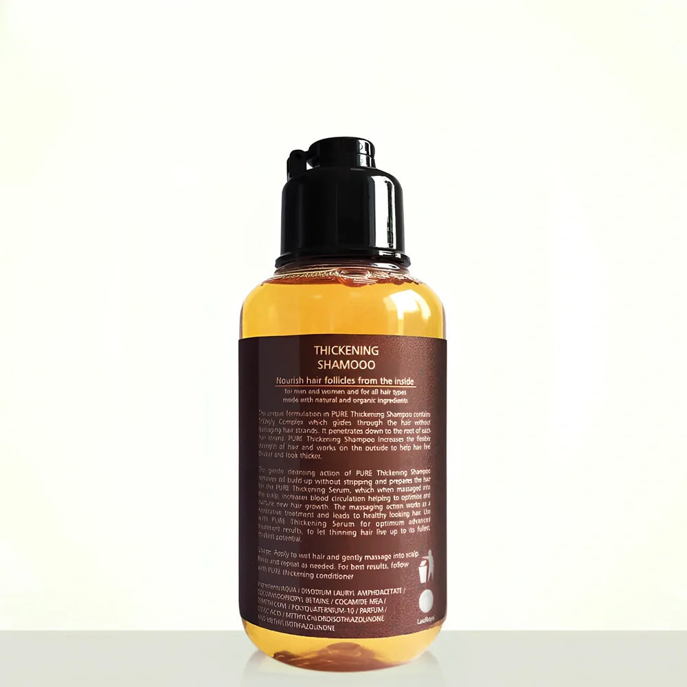 Herbal ginger hair regrowth shampoo bottle, 100ml with advanced formula to reduce shedding and promote growth