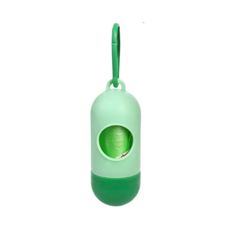 Coloured dog waste bags for pet cleanup measuring 22.5 by 30 centimetres