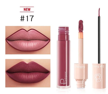 Pudaier dual-ended lipstick and lip gloss tube with 20 colour options