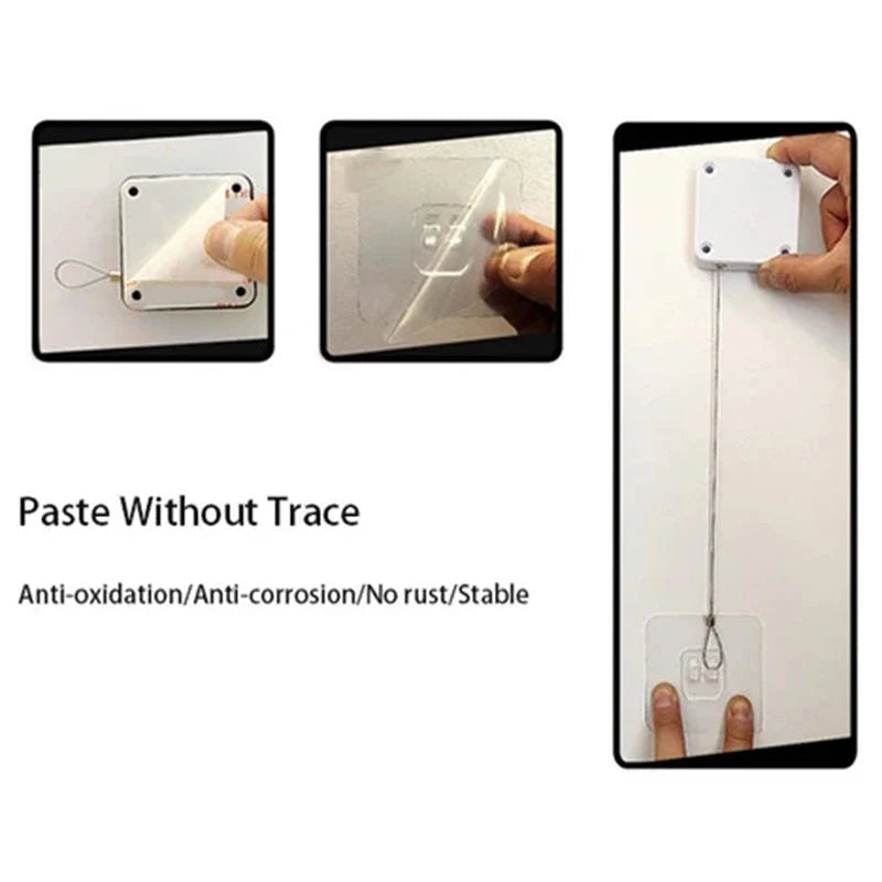 Automatic door closer with soft close feature for sliding doors, glass doors, and other door types up to 1000g in weight