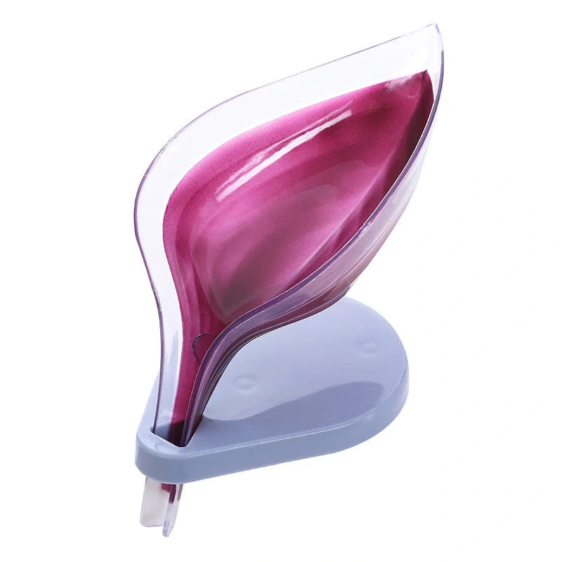 ABS soap holder with suction cup in various colours for sink organisation