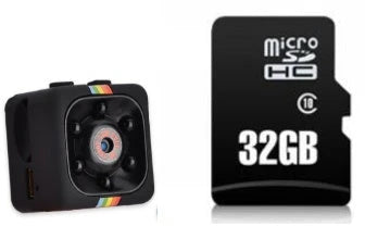 SQ11 Mini Camera with 1080P HD video, night vision, and infrared recording for capturing high-quality footage