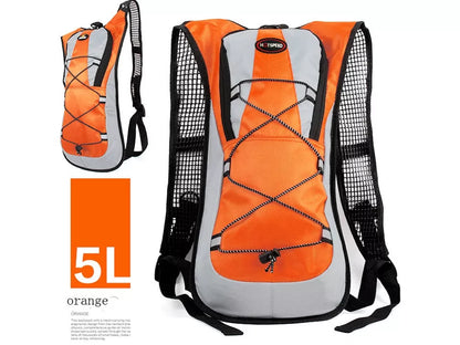 Lightweight waterproof outdoor sports backpack in various colours for running and off-road riding