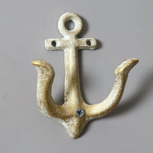 Industrial wrought iron wall hooks for coats and hats in various colours