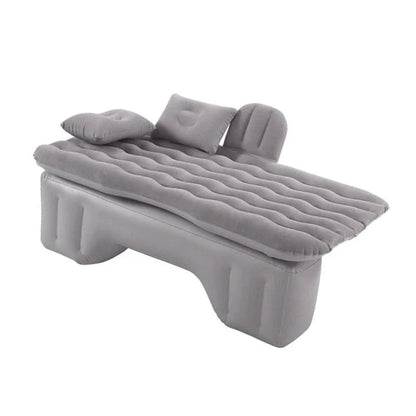 Premium car air mattress with soft, skin-friendly flocking material for comfortable on-the-go sleeping