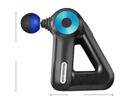 Blueidea Fascia Gun with multiple massage heads for deep muscle therapy