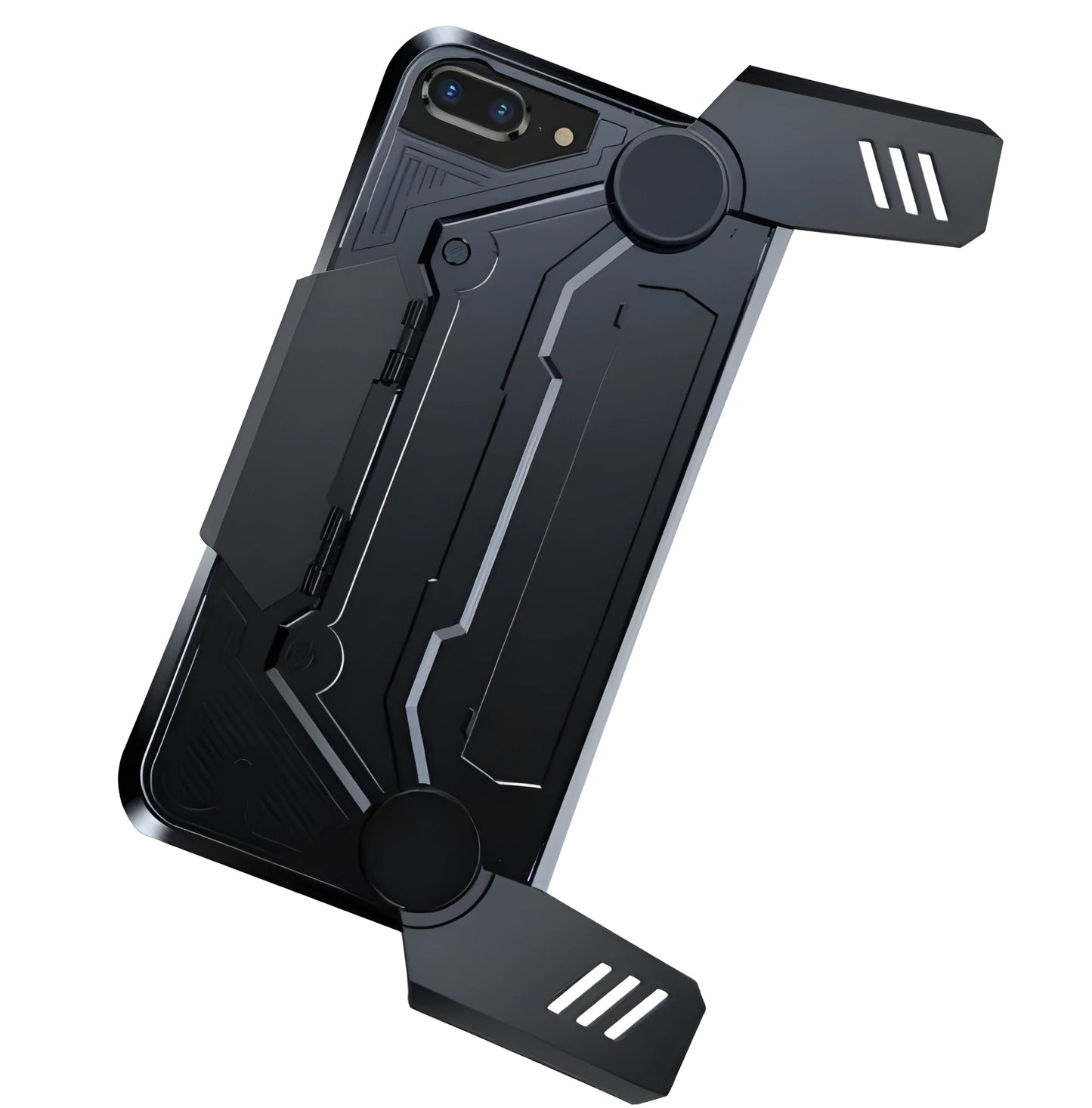 Gamepad smartphone case for iPhone 7 8 and iPhone 7 8 Plus in black, red and silver colours