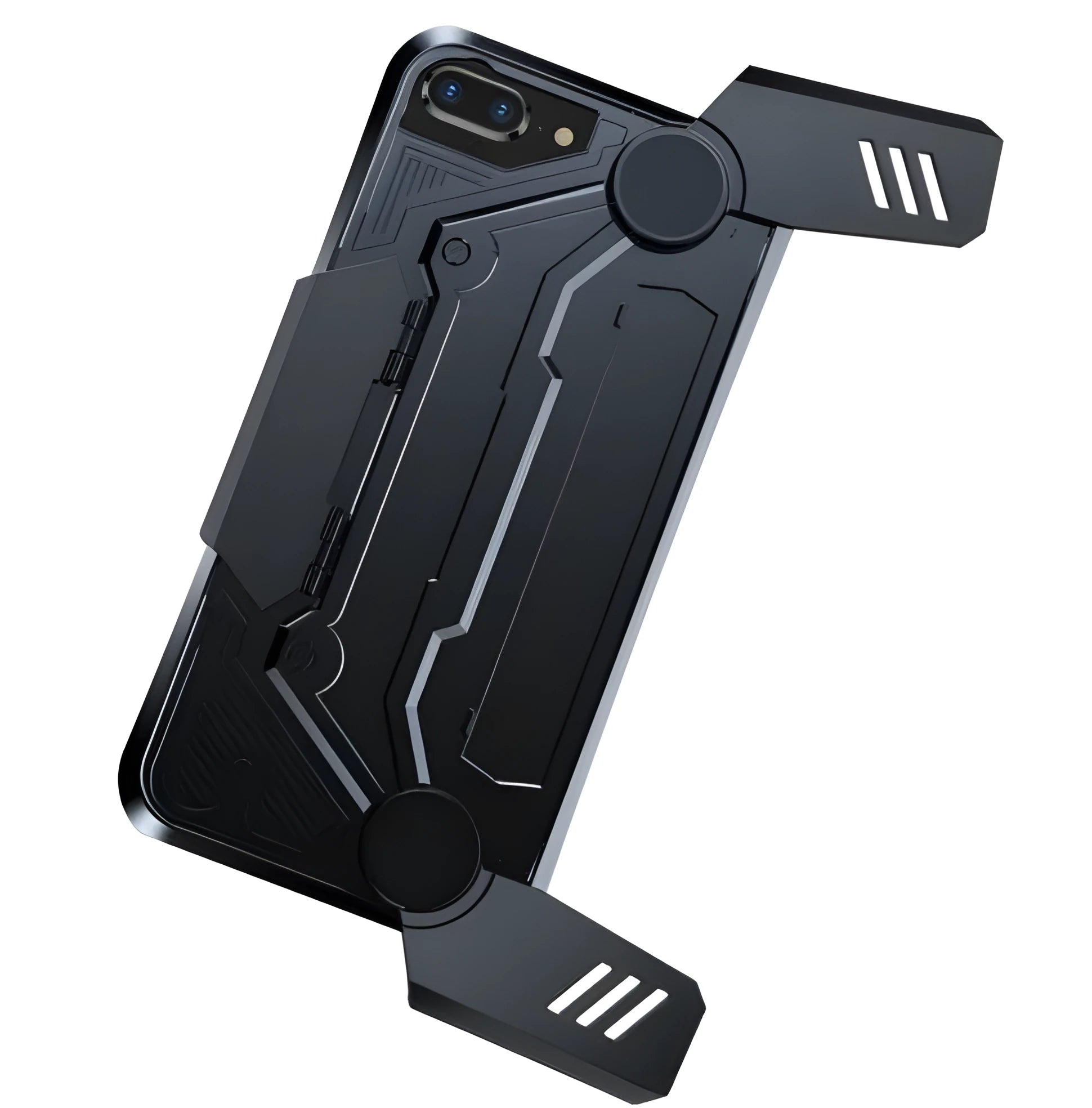 Gamepad smartphone case for iPhone 7 8 and iPhone 7 8 Plus in black, red and silver colours
