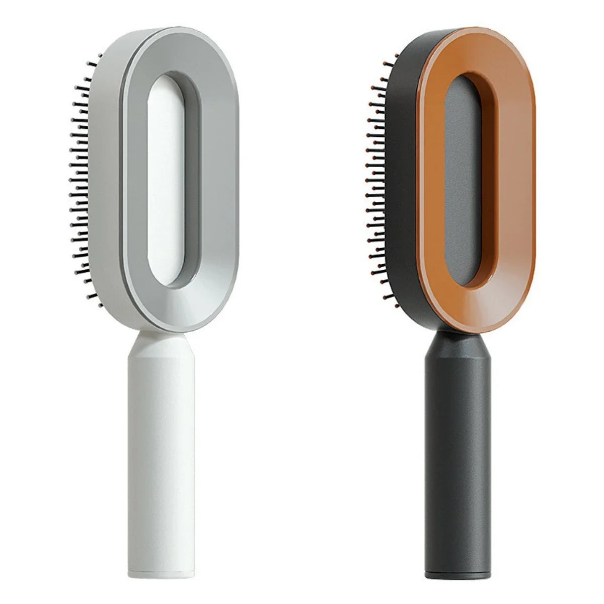 Premium self-cleaning hair brush with airbag massage technology for smooth, healthy hair