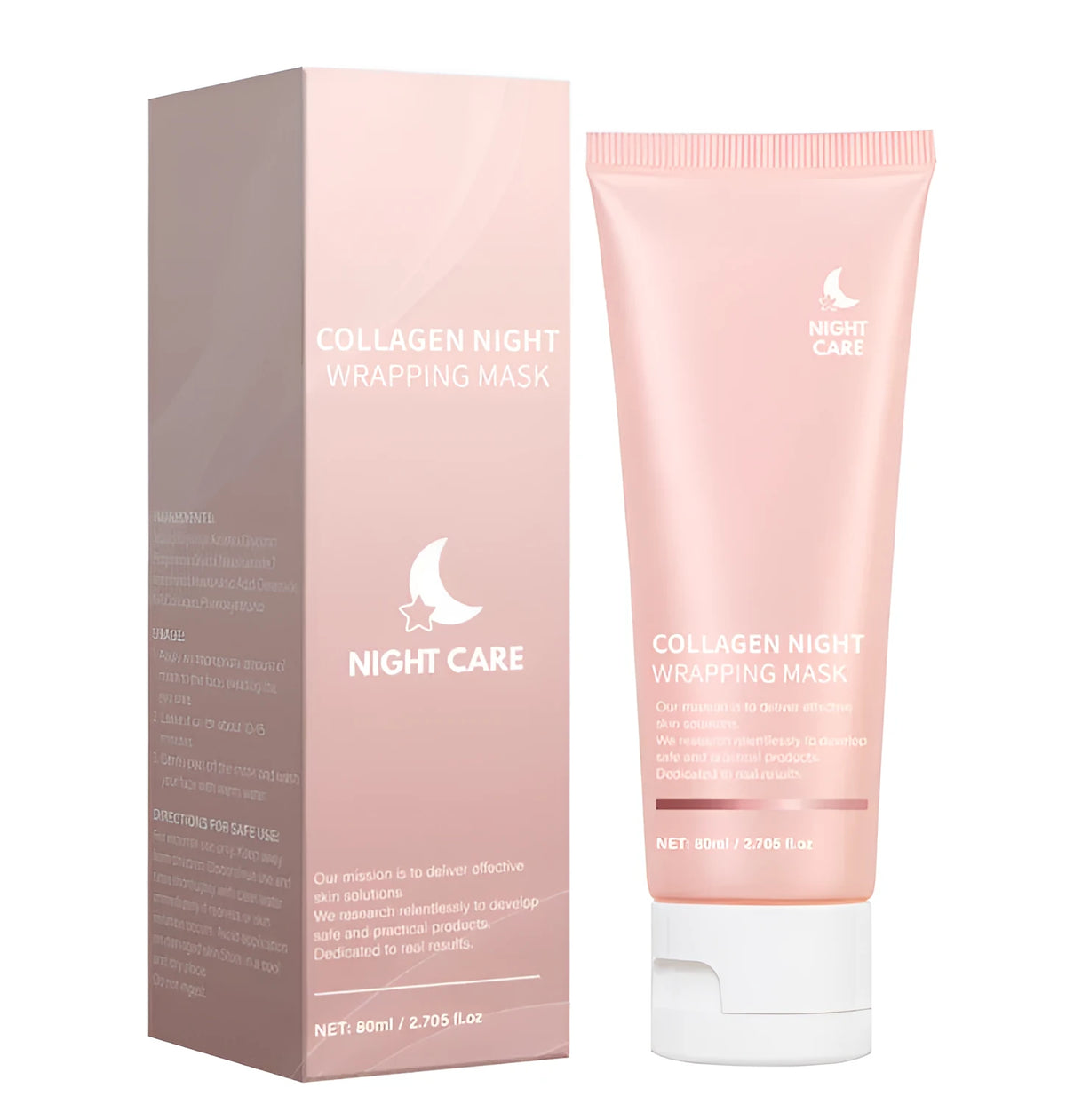 Collagen tearing mask beauty tools with four tablets containing 80mL serum total