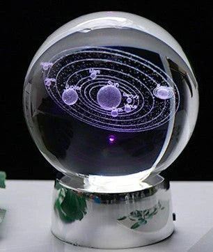 Captivating Galaxy Crystal Ball, a mesmerising celestial-inspired orb crafted with premium K9 crystal