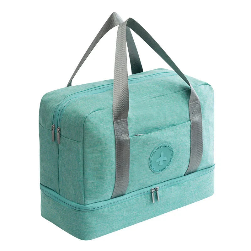 Premium waterproof shoe bag with zippered interior pocket, breathable design, and versatile for various occasions