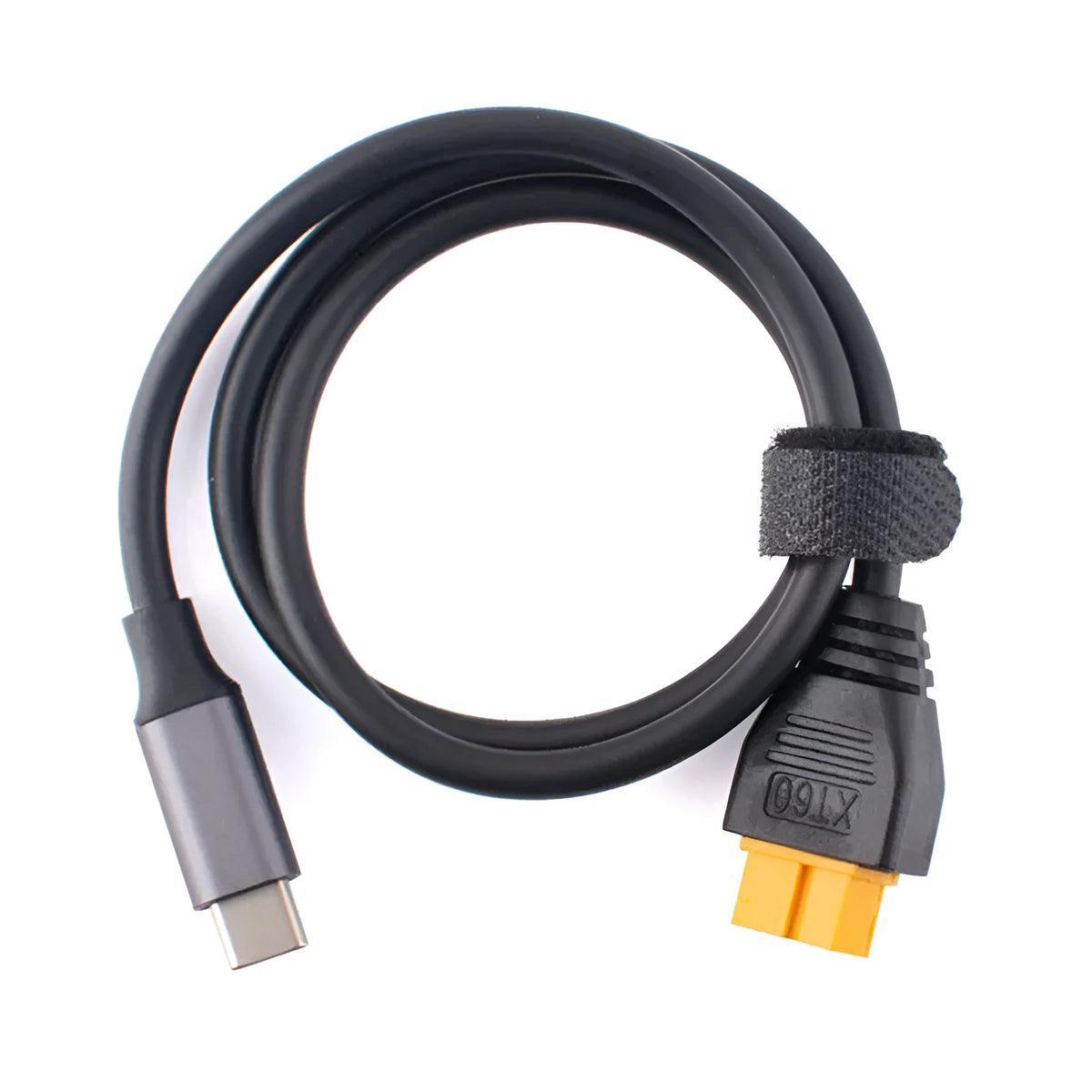 20V USB-C charger adapter cable with silicone sheath, 2-core, 0.5m, SC100 model