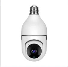 Versatile 1080p Wi-Fi Camera Bulb with 4x Zoom and Smart Home Monitoring Features