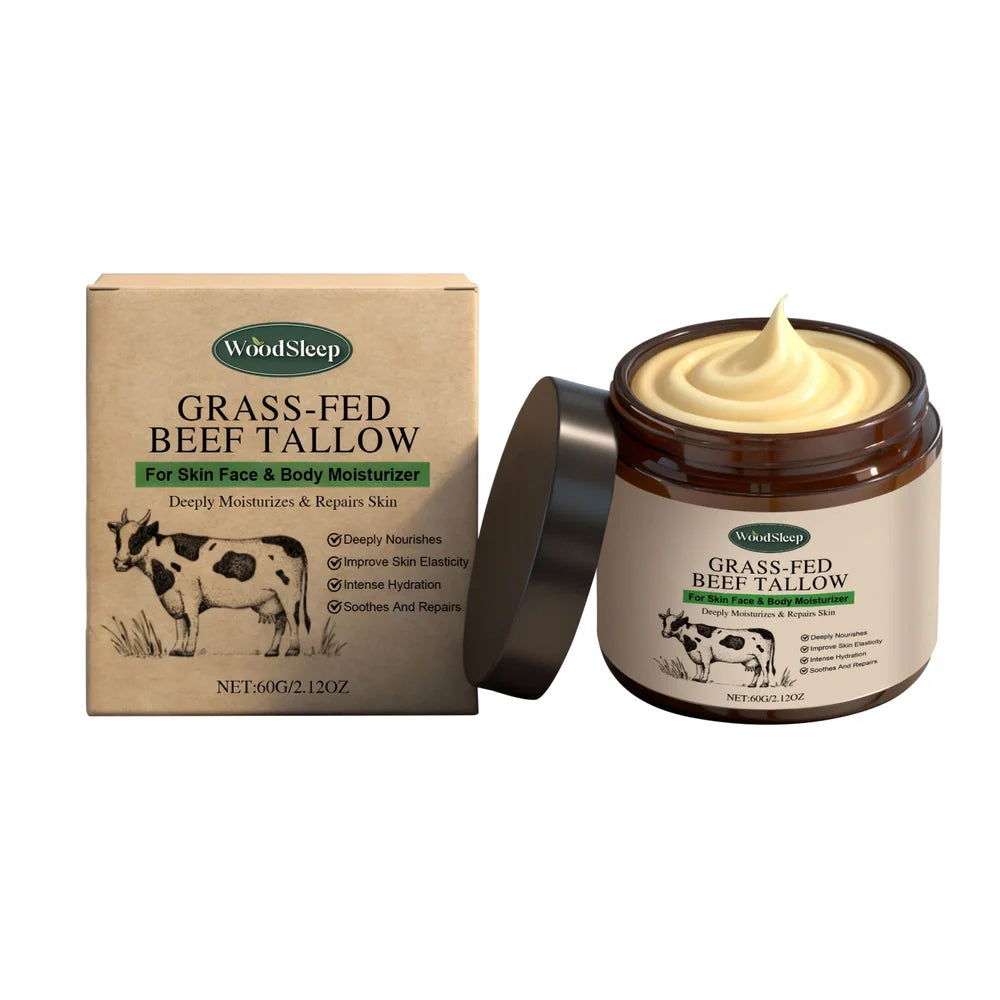 60g face and body moisturiser tube with glycerin and olive oil for skin hydration