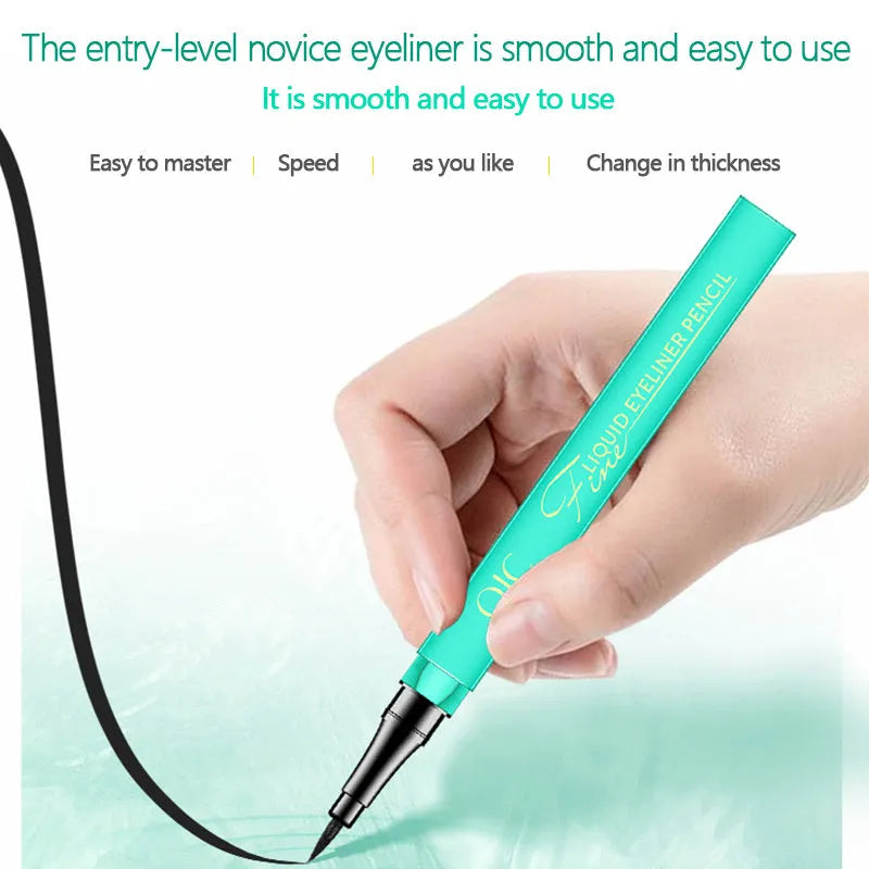 Beginners eye liner in jade green, 1g, with long-lasting makeup effect and warm water removable formula