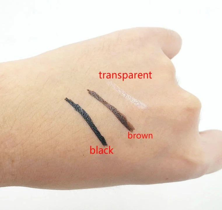 Self-adhesive false eyelashes with multicolour eyeliner for easy application and vibrant looks
