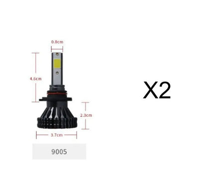 Car LED headlight bulb, 40W 3800lm 6000K, 9V-30V, custom COB lamp beads, single lamp