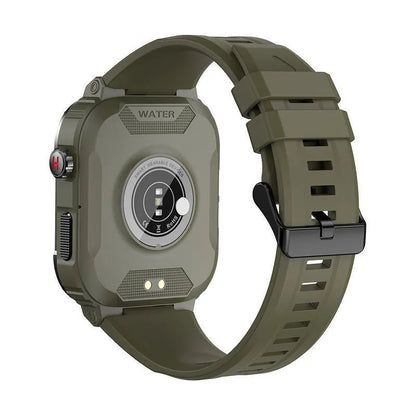 Smart watch with TFT screen, touch button, Bluetooth calling and 50 x 44mm dial in Black, Soil Yellow or Army Green