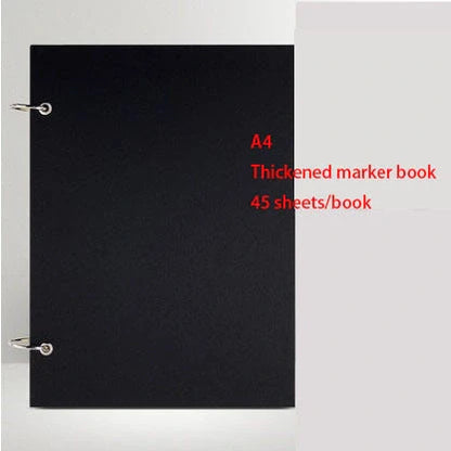 Premium sketchbook with high-quality marker paper in various colours and sizes
