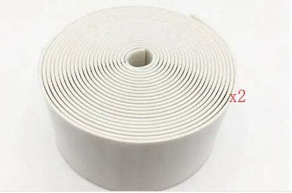 PVC wall corner protection tape roll showing 3.8cm width and porcelain white colour