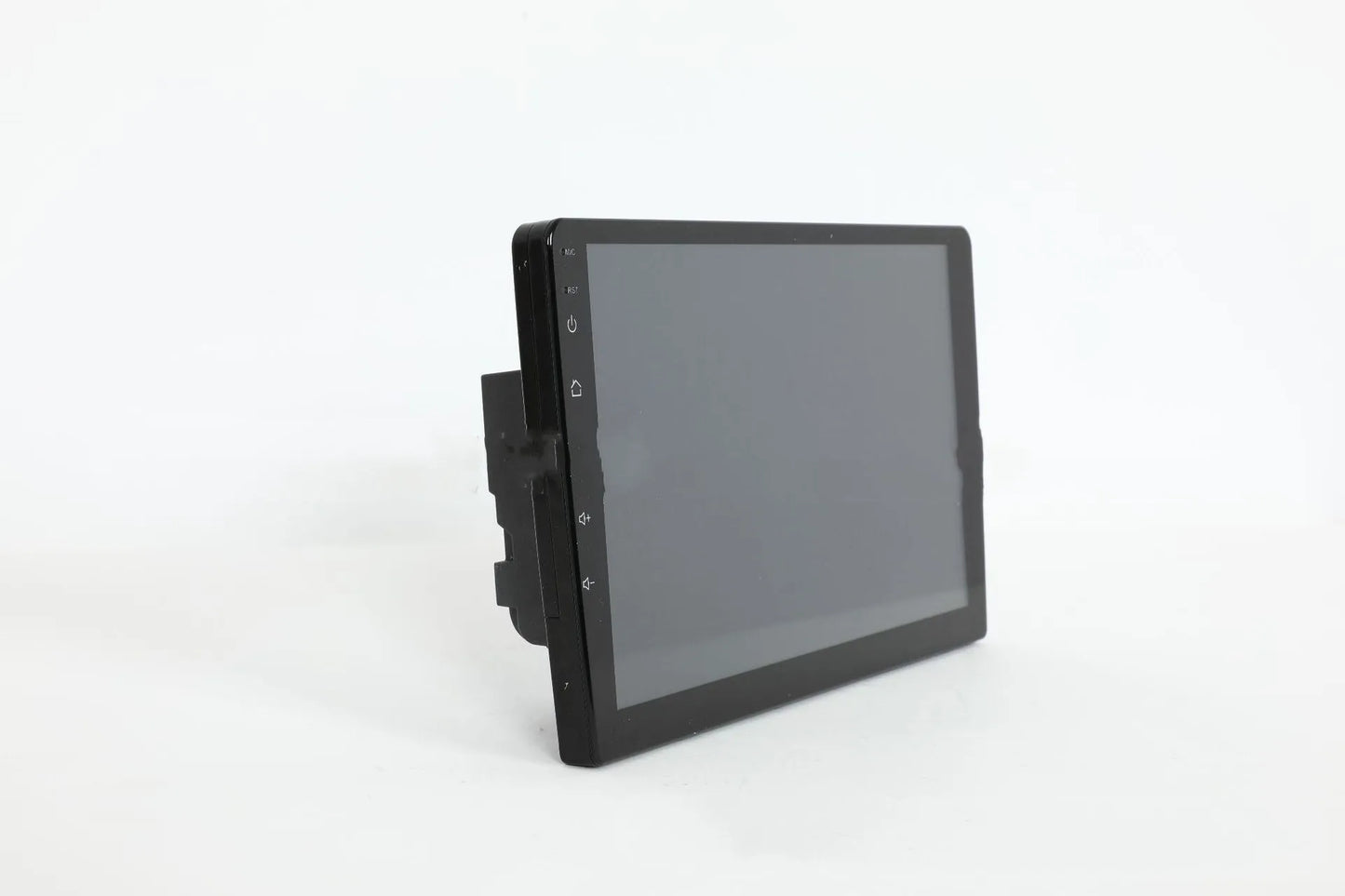 10.1 inch Android car head unit with touchscreen display showing GPS navigation interface