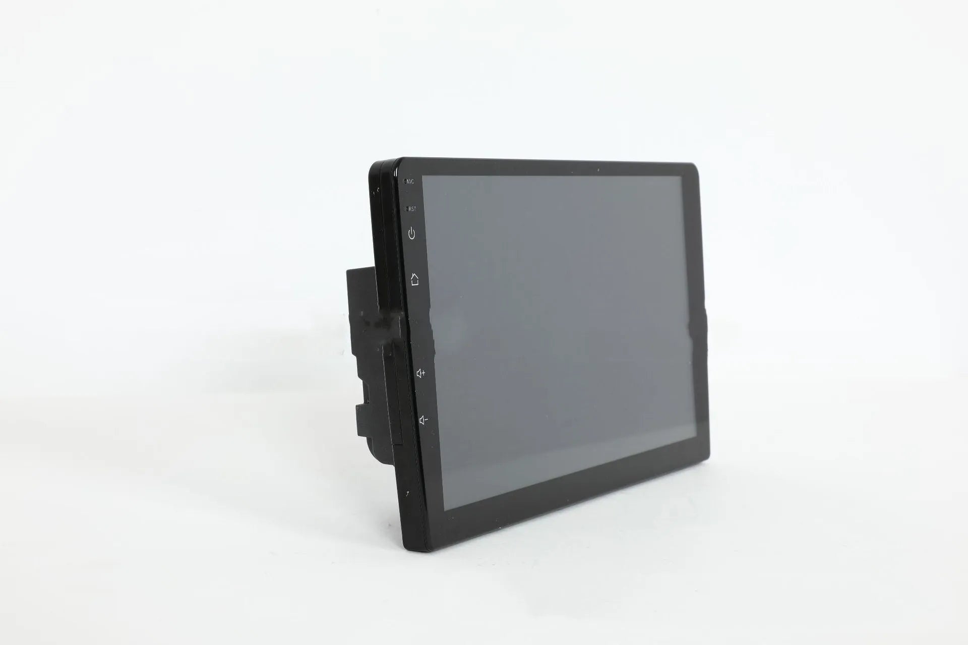10.1 inch Android car head unit with touchscreen display showing GPS navigation interface