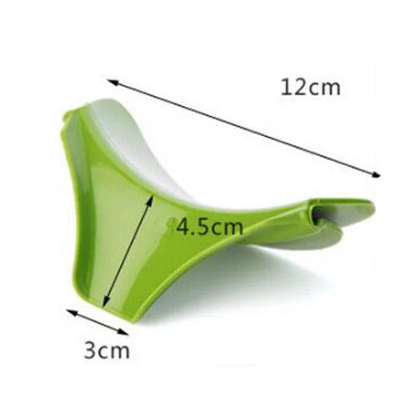 Silicone Soup Funnel - a flexible, ergonomic kitchen tool for controlled, mess-free pouring