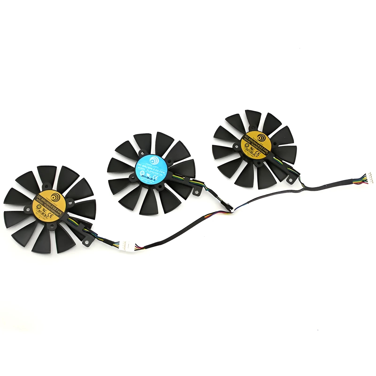 ASUS ROG Strix graphics card replacement cooling fan with 87mm dimensions and 4-pin connector
