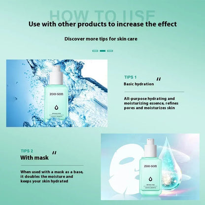 60ml moisturising and firming delicate pore essence bottle for facial skincare