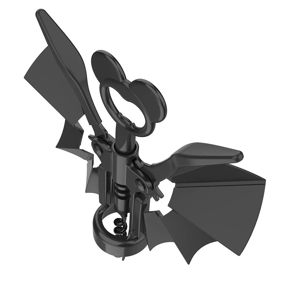 Zinc alloy baseball bat shaped wine bottle opener measuring 179mm length