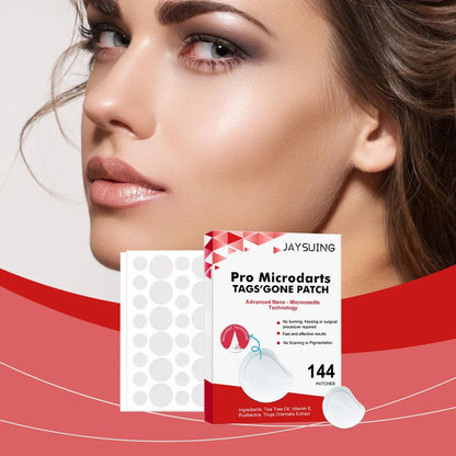 Skin nursing adhesive bandage with micro needle patches for wart removal care